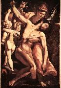 PROCACCINI, Giulio Cesare The Martyrdom of St Sebastian af Spain oil painting artist